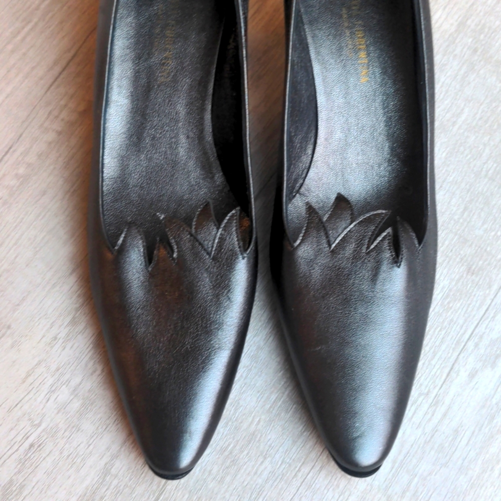 SILVIA FIORENTINA 'Flames'  Leather Heels